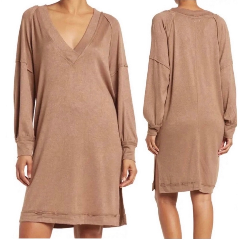 Stitchdrop long sleeves loose relaxed fit dress women’s Size Small